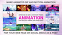 animate your image, art, photo parallax effect loop animation