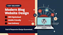 develop an affordable and modern wordpress blog
