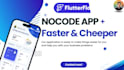 create an android app with flutterflow and nocode