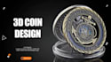 do a cryptocurrency, token, challenge coin, and coin design