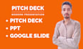 redesign a professional powerpoint modern presentation ppt