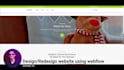 design redesign website with webflow platform