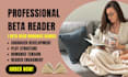 beta read your romance novel, critique and provide feedback
