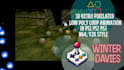 create 3d lowpoly loop animation, retro ps1 ps2 n64 video, lofi music visualizer