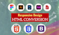 convert figma to html css bootstrap 5 xd psd to html css responsive websites