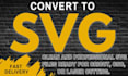 convert your logo or image to clean vector svg for cricut and cnc