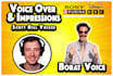 record a brilliant borat voice