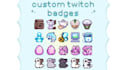 make you pixel art badges for twitch