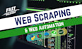 do python web scraping and data extraction from any website