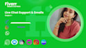 be your virtual assistance as live chat support client interaction