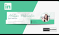 create professional linkedin banner cover header in 24 hours