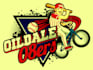 design modern tractor, cycle, sports, cone logo