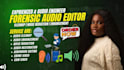 do forensic audio editing, cleanup, background noise remover, audiobook editing