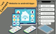 convert your website to apps in 1 hours