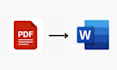 convert PDF, word, excel, and powerpoint files to any editable format you need