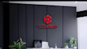 create a custom geometry business logo illustration