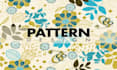 design pattern in geometric  floral abstract halftone