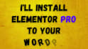 install elementor pro and astra pro to your wordpress