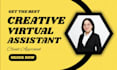 creative virtual assistant personal assistant creative VA