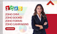 be your zoho expert for zoho crm, zoho books, zoho forms, zoho campaigns setup