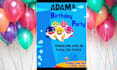 create a unique kids adult birthday flyer for social media