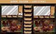 design and animated warm tavern stream overlay package