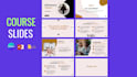 create powerpoint and canva slides for your course