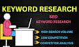 do keyword research, profitable word research, SEO