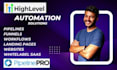create gohighlevel workflows, forms surveys, funnels, websites in ghl