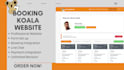 design any website with booking koala or cleanto