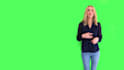 be your enthusiastic presenter with greenscreen