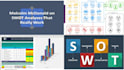 give 10 page swot analysis template for every business