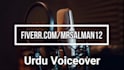 do urdu and pashto voiceover in low budget