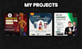 design creative social media post , marketing post