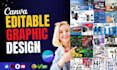 get editable social media posts ads using canva