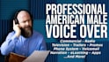 record a professional american male voice over