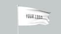 create flag animation with your logo or text