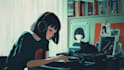 animate relaxing 80s style lofi animation loops
