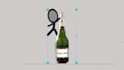 make bottle reveal logo in new year video