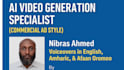 create ai video generation specialist