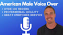 record an american male voice over