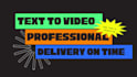 convert your script into tik tok, facebook and other social media platform video