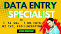 data entry specialist for email collection, data mining, lead generation