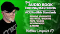 edit, mix, and master your audio book to acx standards