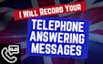 record your british voicemail or telephone message