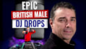 do human british male voice over dry dj drops deep smooth english UK epic
