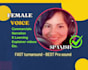 record a professional spanish female voice over in neutral