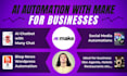 automate your business workflows using make