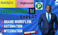 do hubspot, pipedrive, ghl workflow, list segmentation, data contact importation