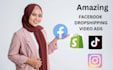 create facebook shopify video ads dropshipping video ads